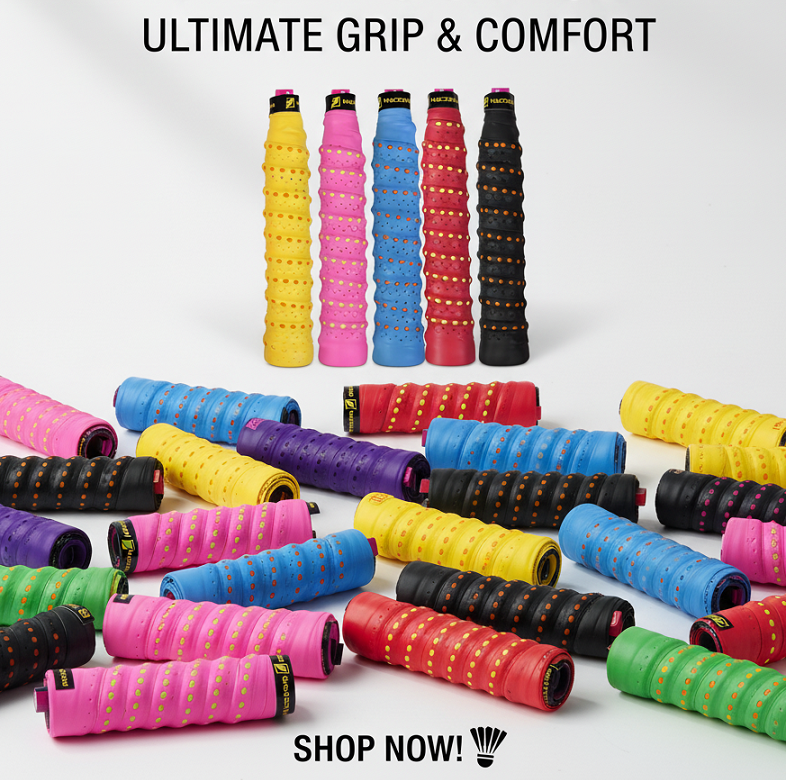 Pro Performance Racket Overgrip for Tennis, Badminton, Squash and Other Sports – All Colours