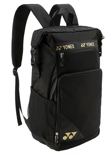 Yonex Black Racket Sports Fabric Backpack Bag